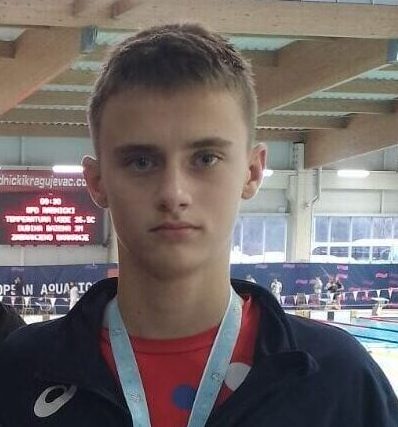 Огњен Спајић 2.место на републичкомм такмичењу у пливању